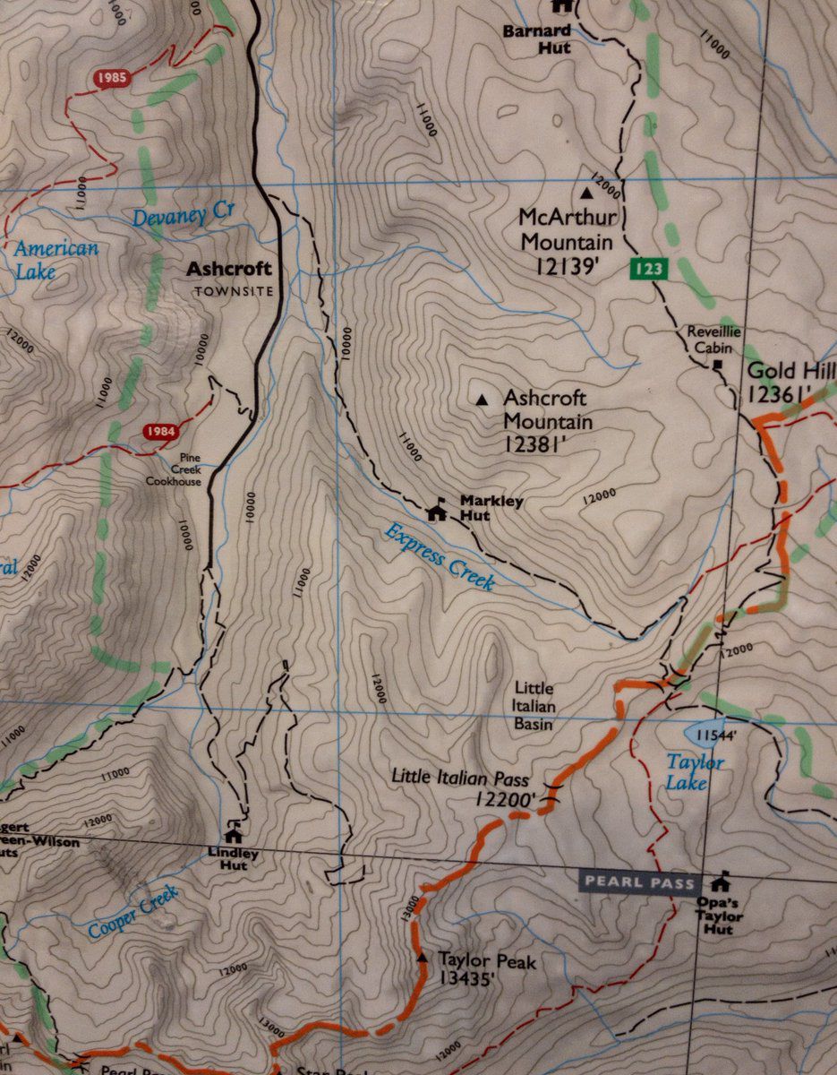 Avalanche map